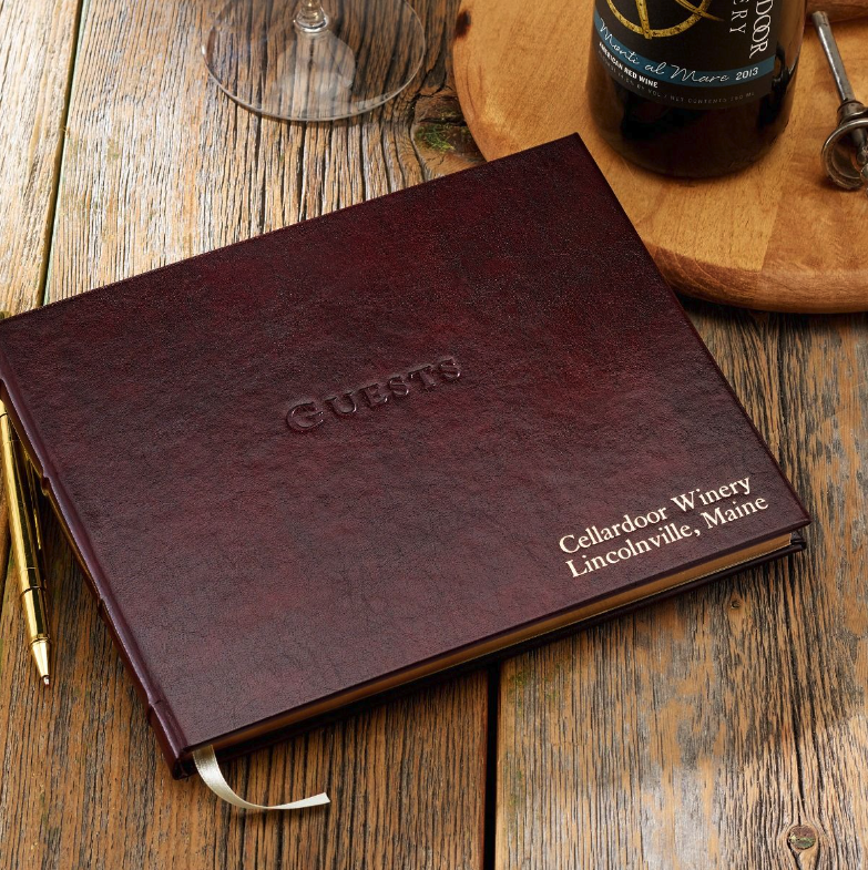 Leather Guest Book