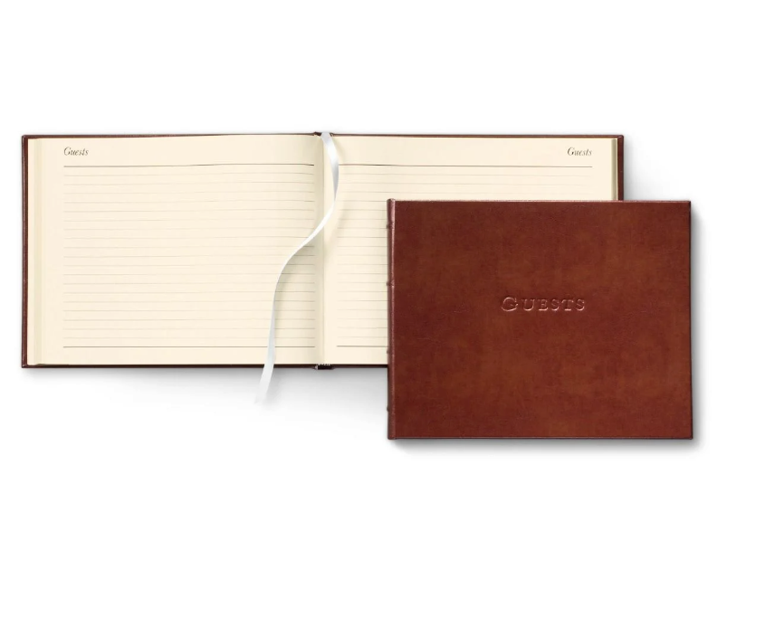 Leather Guest Book
