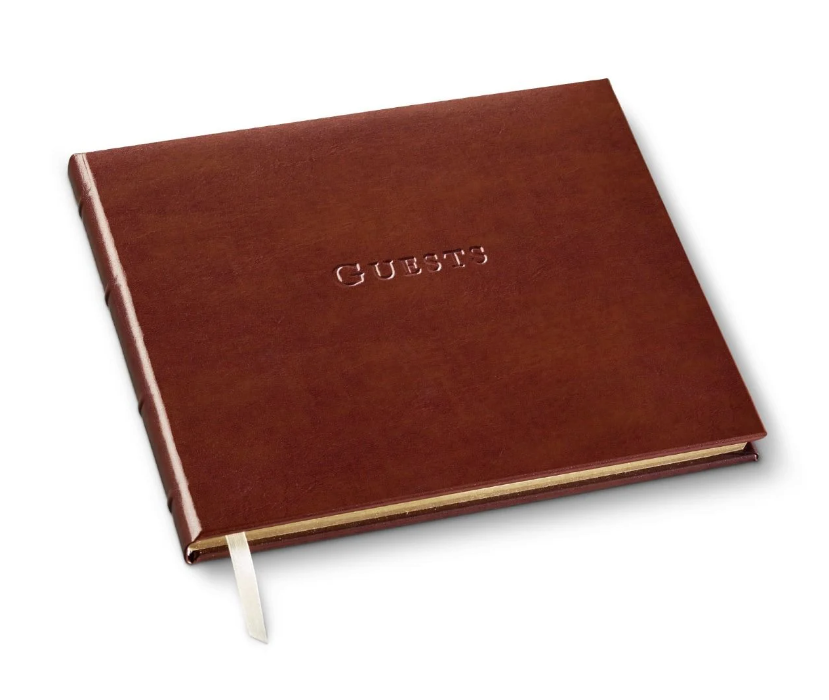Leather Guest Book