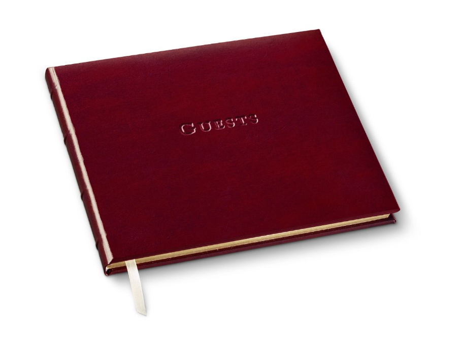 Leather Guest Book