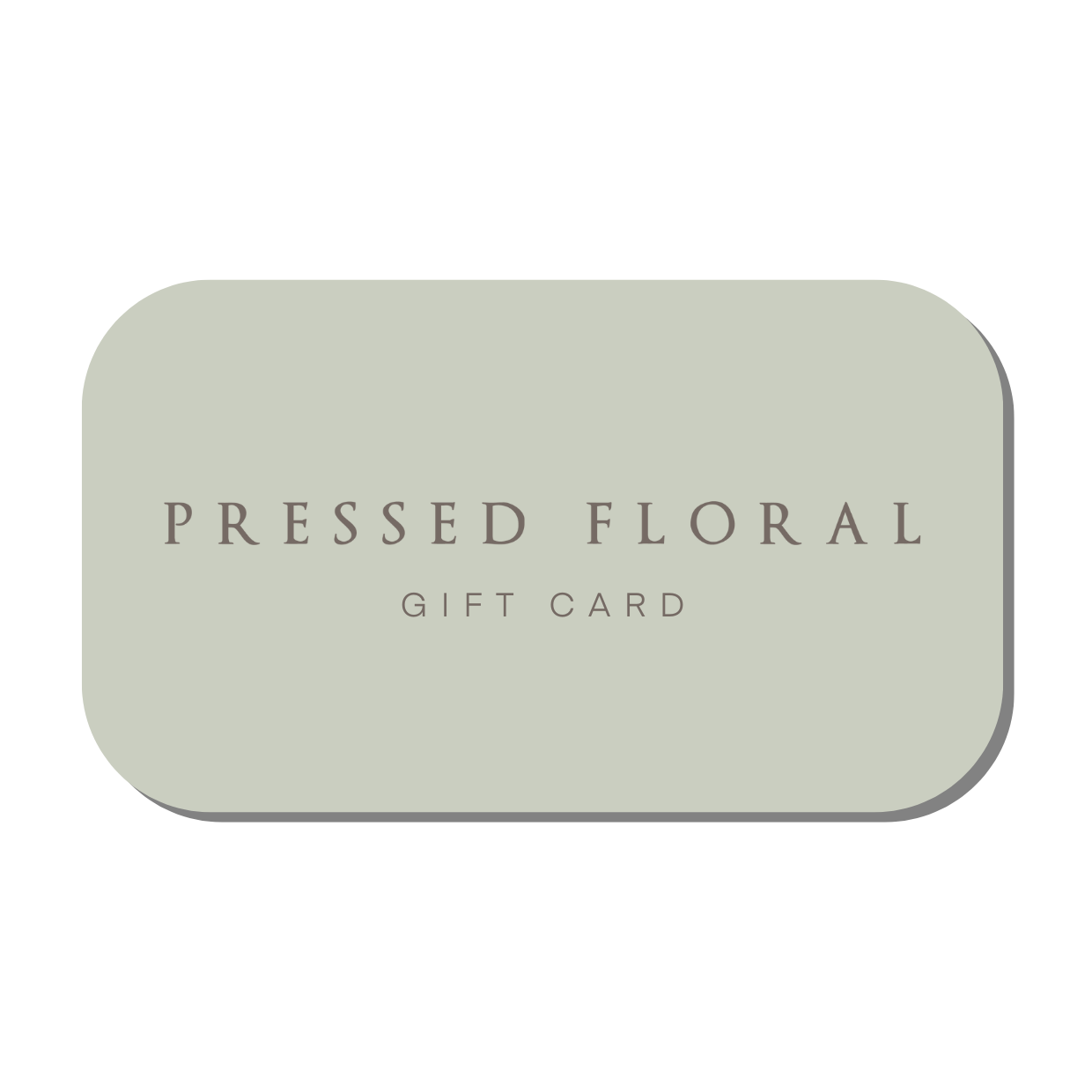 Pressed Floral Giftcard