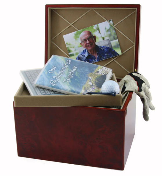 Autumn Leaves Memory Chest